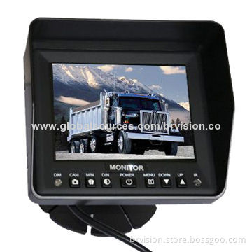 Rear-view System, 5.0-inch TFT LCD Monitor, Two Video Input, 224 x 640 Pixels ResolutionNew